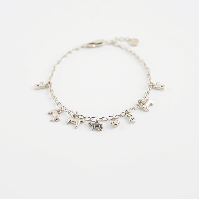Animal Charm Bracelet Collection - Cute Wildlife Jewelry