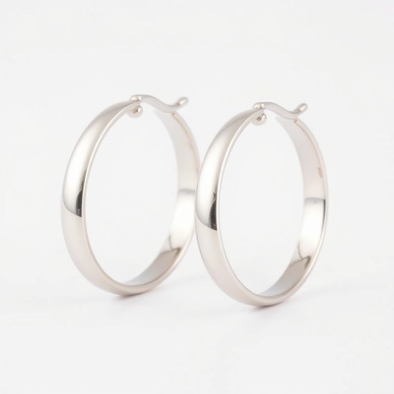 Elegant Sterling Silver Hoop Earrings for Women