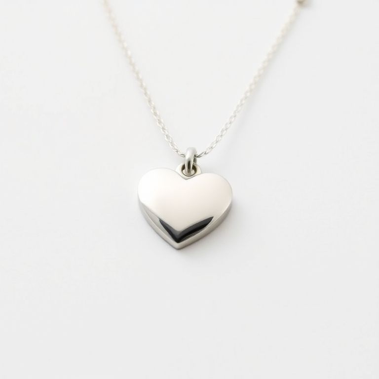 Heart Bracelet - Elegant Sterling Silver Adjustable Chain with Heart Pendant