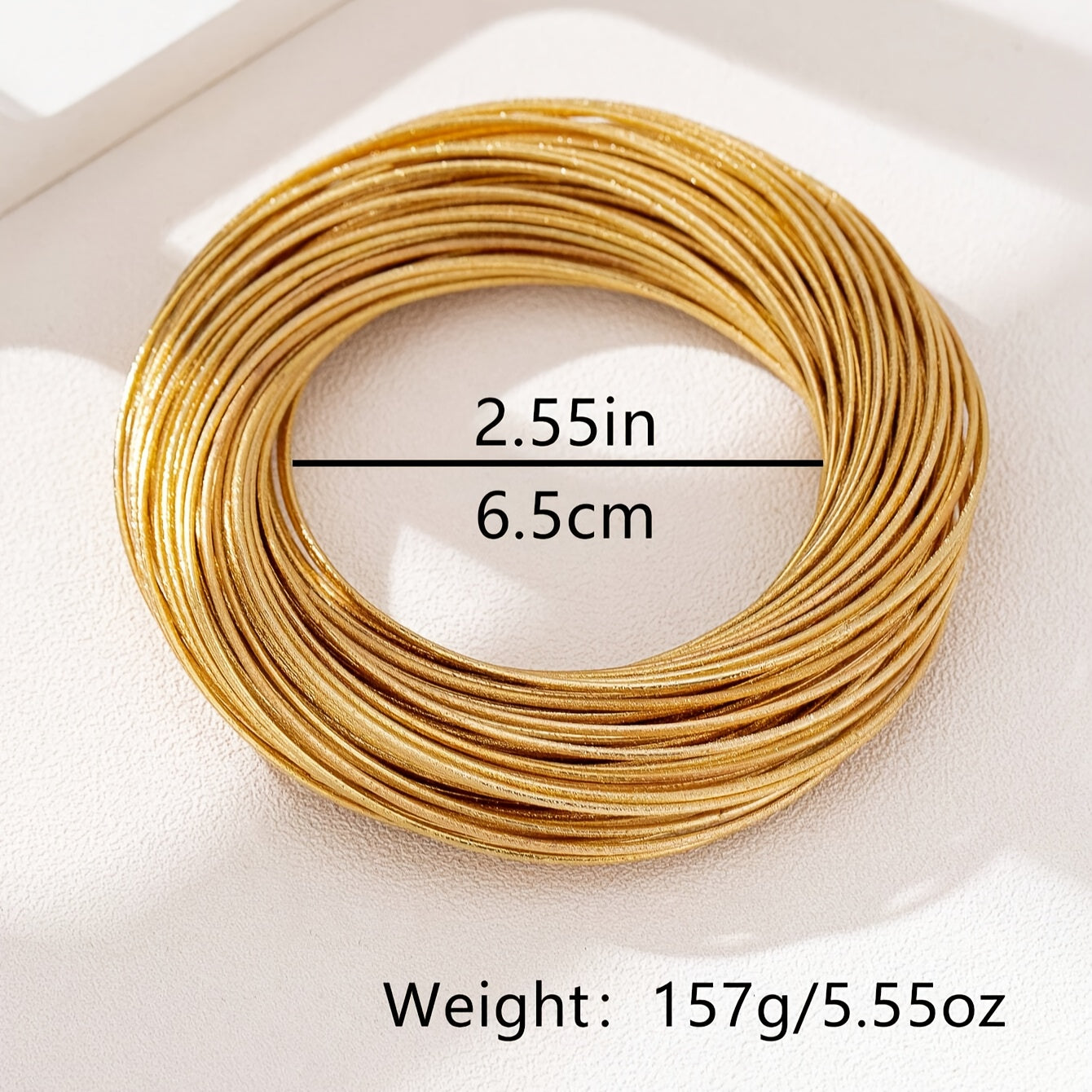 14K Golden Plated Punk-Inspired Layered Bracelet - Edgy Metallic Woven Design for Women, Ideal for Nightlife, Parties & Gifts, Party Bracelet|Vintageinspired Accessory|Durable Bracelet